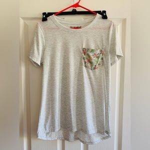 Stranded Tropical Print Pocket Tee - Bundle 2 for $10